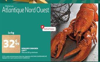 Auchan Homard canadien cuit offre