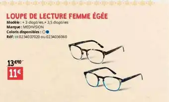 Distri Club Médical Loupe de lecture femme égée medivisioni offre