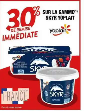 Cora x Carrefour La gamme skyr yoplait offre