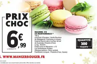 E.Leclerc Macarons x10 Les Incontournables offre