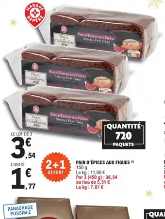 E.Leclerc Pain d'Epices Aux Figues offre