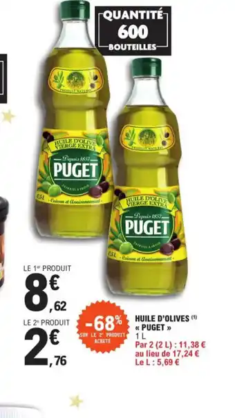 E.Leclerc Huile d'Olives Puget offre
