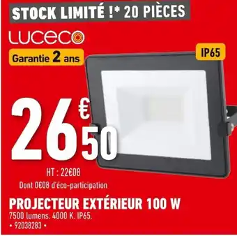 Batkor Projecteur Extérieur 100w offre