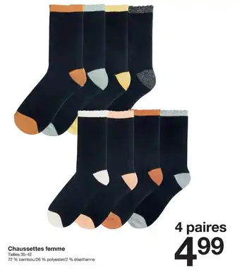 Zeeman Chaussettes Femme offre