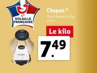 Lidl Chapon offre