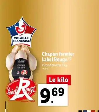 Lidl Chapon Fermier Label Rouge offre