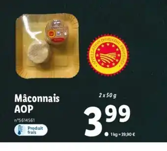 Lidl Maconnais aop offre