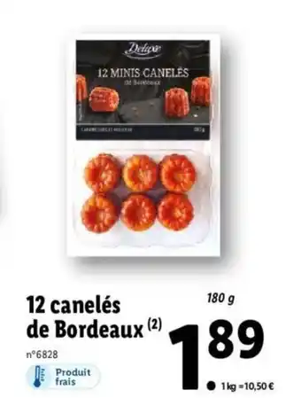 12 Caneles De Bordeaux