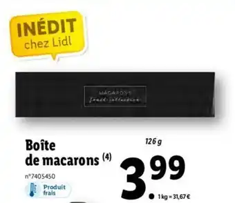 Lidl Boite De Macarons offre