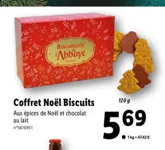 Lidl Coffret Noel Biscuits offre