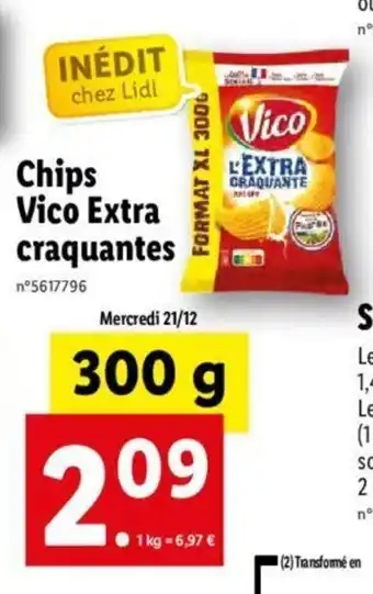 Lidl Chips Vico Extra Craquantes offre