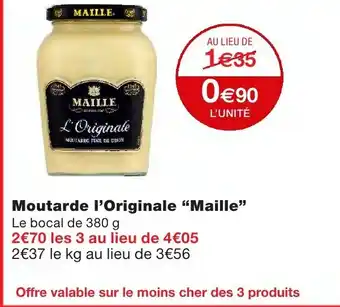 Monoprix Moutarde l'originale maille offre