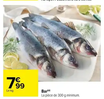 Carrefour Market Bar offre