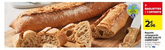 Carrefour Market Baguette campagnarde FILIERE QUALITE CARREFOUR offre