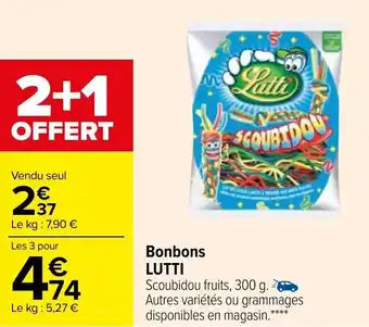 Carrefour Market Bonbons LUTTI offre
