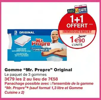 Monoprix Gomme Mr.Propre Original offre