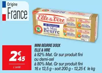 Netto Mini beurre doux ELLE & VIRE offre