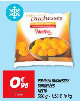 Netto Pommes duchesses surgelées NETTO offre