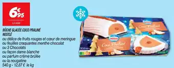 Netto Bûche glacée coco praliné NESTLE offre