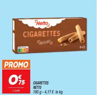 Netto Cigarettes NETTO offre