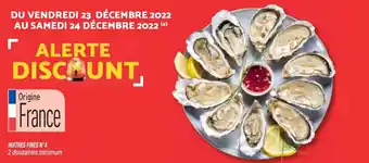 Netto Huitres fines N4 offre