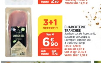 Bi1 Charcuterie Tranchée, offre