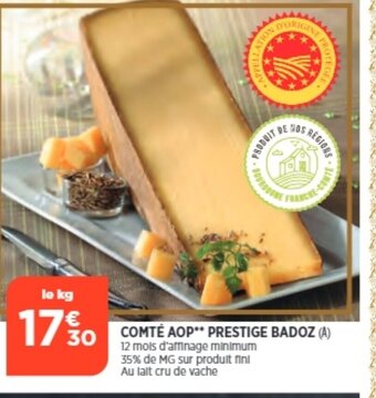Bi1 Comte AOP Prestige Badoz offre