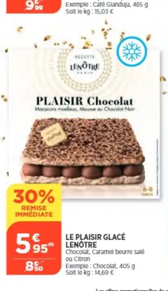 Bi1 Le Plasir Glace Lenotre offre