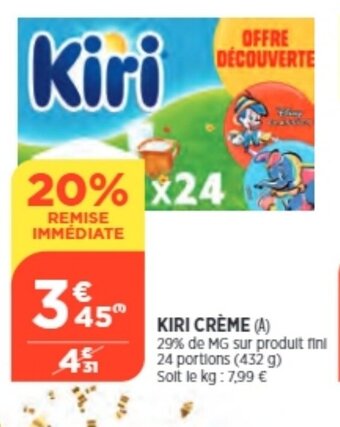 Bi1 Kiri Creme offre
