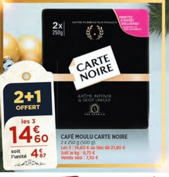 Bi1 Cafe Moulu Carte Noire offre