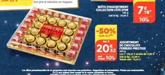 Bi1 Assortiment de Chocolats Ferrero Prestige offre