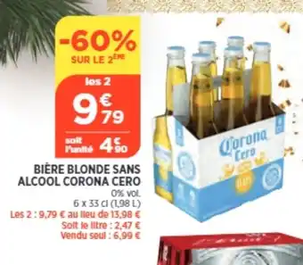 Bi1 Biere Blonde Sans Alcool Corona Cero offre