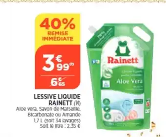 Bi1 Lessive liquide Rainett offre