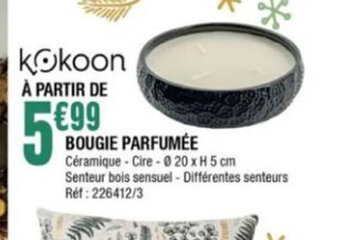 La Foir'Fouille Bougie parfumée offre