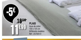 La Foir'Fouille Plaid offre