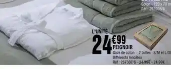 La Foir'Fouille Peignoir offre
