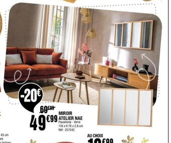 La Foir'Fouille Miroir Atelier Nae offre