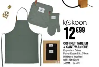La Foir'Fouille Coffret Tablier + Gant/Manique offre