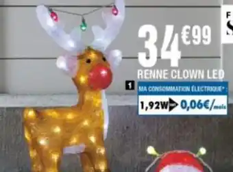 La Foir'Fouille Renne Clown Led offre