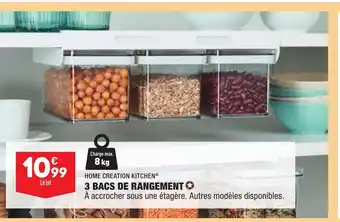 ALDI 3 Bacs De Rangement offre