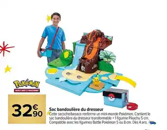 Carrefour Market Sac bandouilière du dresseur pokémon offre