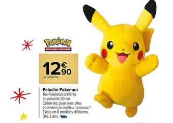 Carrefour Market Peluche pokemon offre