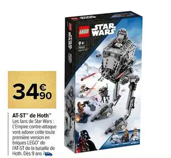 Carrefour Market At-st de hoth lego star wars offre