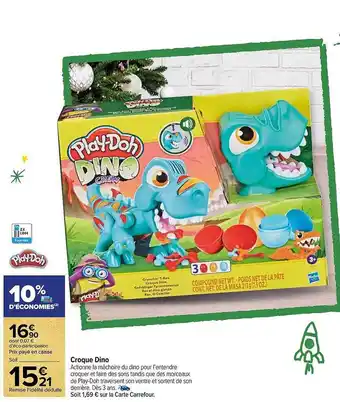 Carrefour Market Croque dino play-doh offre