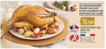 Match Chapon de pintade label rouge loué offre