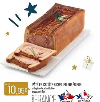 Match Pâté en croûte richelieu supérieur offre
