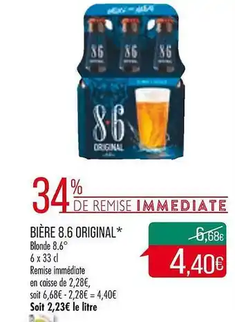 Match Bière 8.6 original offre