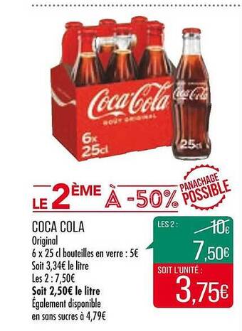 Match Coca cola offre