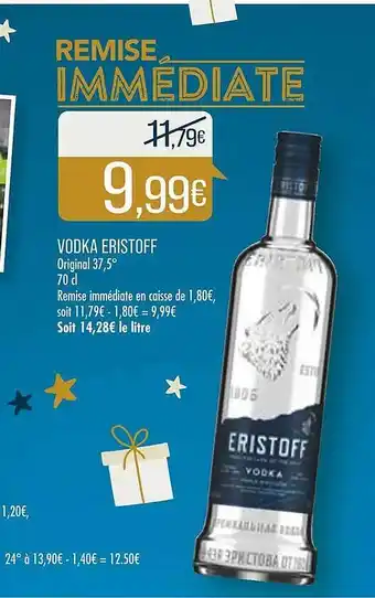 Match Vodka eristoff offre