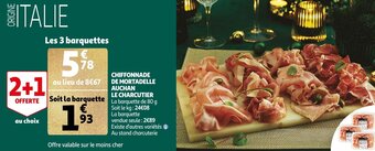 Auchan Chiffonnade de mortadelle auchan le charcutier offre